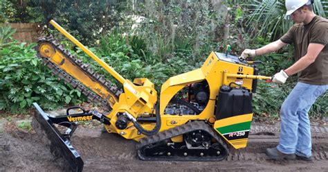 pedestrian trencher hire near me